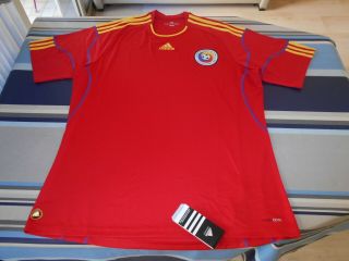 Rare Romania Adidas 2010 - 12 Centenary Home Red Shirt Xl Mutu Chivu Bnwt Vtg