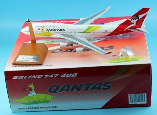 Jc Wings 1:200 Qantas Airways Olympic Boeing 747 - 400 Diecast Plane Model Vh - Oej
