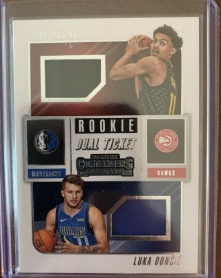 2018 - 19 Contenders Luka Doncic And Trae Young Dual Ticket See Pictures