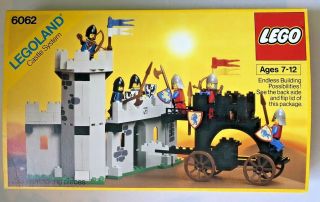 Rare Vintage 1987 Lego Legoland Castle Set Battering Ram 6062