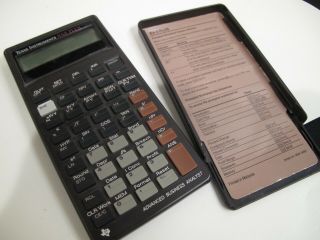 Vintage Texas Instruments Ti Ba Ii Plus Business Analyst Financial Calculator