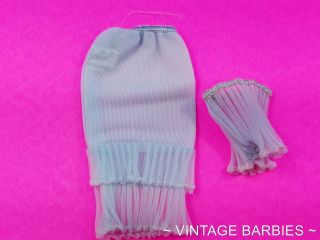Barbie Doll Fashion Pak Blue Lingerie 919 Set Slip & Panties Vintage 1960 