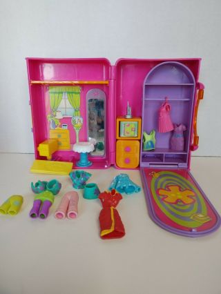 Polly Pocket Fashion Purse Carrying Case 2000 Mattel Polly Pocket Room