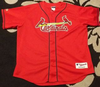 St Louis Cardinals 5 Pujols 90s Mlb Baseball Stitched Jersey Size Xl - Vintage