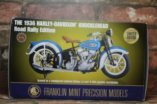 Franklin 1936 Harley Davidson Limited Ed El Knucklehead Road Rally Ed 1/10