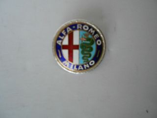 Rare Vintage Alfa Romeo 55mm Grille Badge 1960s Giulietta Spider Veloce Nos