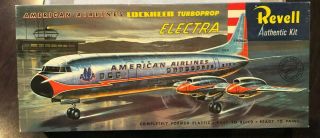 Airplane Plastic Model - Revell American Airlines Lockheed Electra.
