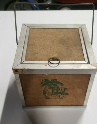 Mac - Jac Bait Oasis Sportsman Vintage Bait Canteen Worm Box