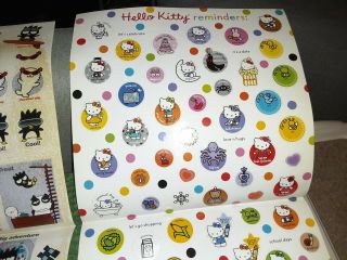 Sanrio Vintage Paper Stickers From Calendars Hello Kitty Badtz Maru 3