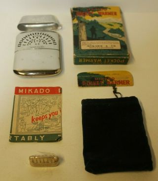 Vintage Mikado Pocket Warmer (made In Japan)