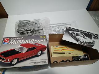 1969 Ford Mustang Mach 1 AMT Ertl model from 1996 1/25 scale 2