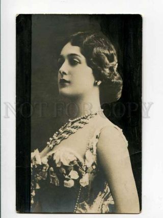 3038010 Lina Cavalieri Italian Opera Singer Vintage Photo