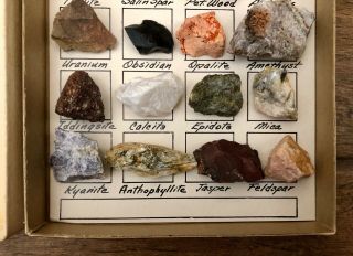 Vintage Humble Minerals Specimens From The Desert Southwest Set of 24 2