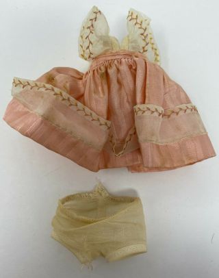 Vintage Virga Lollipop Doll Pink Dress & Underwear Outfit