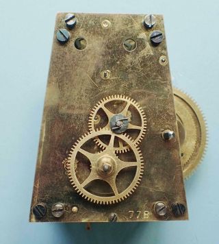 Antique Seth Thomas No.  2 77b Weight Driven Regulator Wall Clock Movement 4 Parts