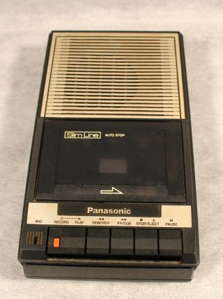 Vintage Portable Panasonic Slim Line No.  Rq - 2103 Tape Cassette Recorder