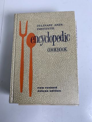 Culinary Arts Institute Encyclopedic Cookbook 1968 Vintage Recipes Cooking C2