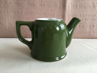 Vintage Hall China Restaurant Ware Green Tea Coffee Water Pot Individual