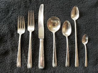 Towle Candlelight Sterling Flatware 7 Piece Setting.  1940 