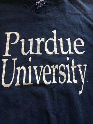 Vintage Champion Purdue University Boilermakers Sweatshirt - Size XL 2