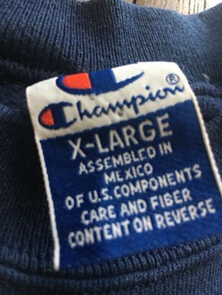 Vintage Champion Purdue University Boilermakers Sweatshirt - Size XL 3