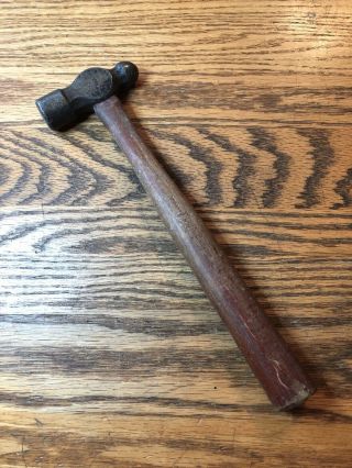 Vintage Older Plumb 12 Oz Ball Peen Hammer Tools Usa Handle Solid
