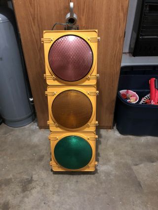 Real Traffic Signal Light Red Yellow Green Whngr Wired Ready