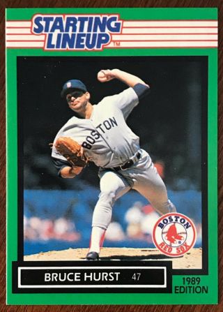 1989 Kenner Starting Lineup Slu Bruce Hurst Red Sox Unreleased Prototype Card