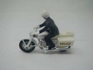 Vintage Matchbox Superfast Police Motorcycle No.  33