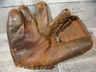 Vintage Mickey Mantle Rawlings Baseball Glove Mm4 Snugger Lefty Lht