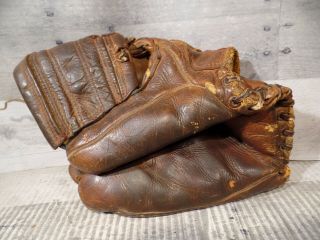 Vintage Mickey Mantle Rawlings Baseball Glove MM4 Snugger Lefty LHT 2