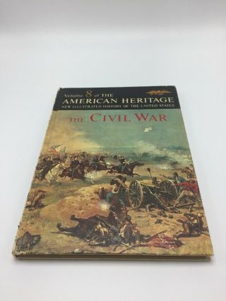 Volume 8 Of The American Heritage The Civil War Vtg 1963 Hardcover
