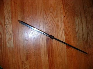 [s729] Japanese Samurai Sword: Mumei Yari Spear Blade