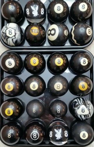 8 Pool Ball From $10 Shipped,  1500 Vintage,  Antique Billiard Balls Clay,  Aramith