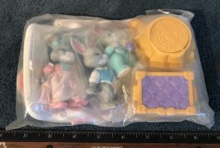 Vtg Fisher Price Hideaway Hollow Bunny Rabbit Tree House Playset Mail - In