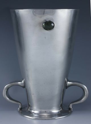 Liberty & Co Pewter Vase Design By Oliver Baker Tudric But Stamped Carolean Rare