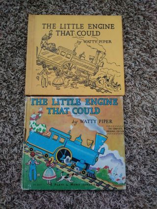 2 Vintage Books The Little Engine That Could By Watty Piper Hardcover