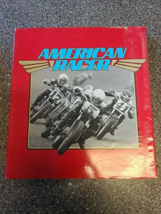 American Racer 1940 - 1980 By Stephen Wright Motorcycle Racing History Red Cover