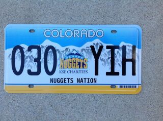Colorado - Denver Nuggets Nation - License Plate - Basketball - -