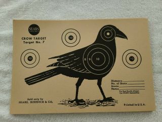 Vintage Sears Roebuck 1930s - 40s Crow 07 Target Nos