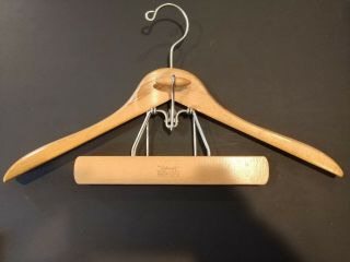 Setwell Heavy Duty Wooden Clothes Hanger 17.  5 " And Pants Holder