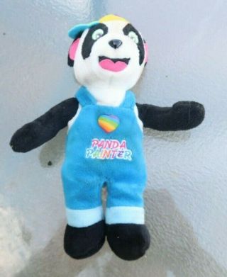Vintage Lisa Frank Painter Panda Fantastic Beans Beanie Plush 1998
