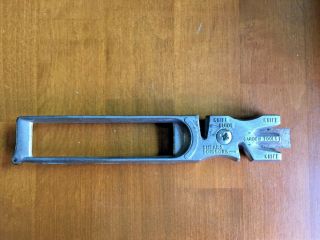 Vintage Sharpening Multi Tool Aluminum Made In Usa Knife Shears Garden Tools