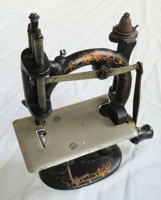 Cast Iron Foley Williams Liberty Toy Sewing Machine Old Vtg Antique