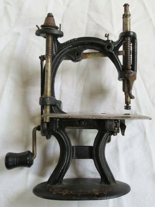 Cast Iron Foley Williams Liberty Toy Sewing Machine Old Vtg Antique 3