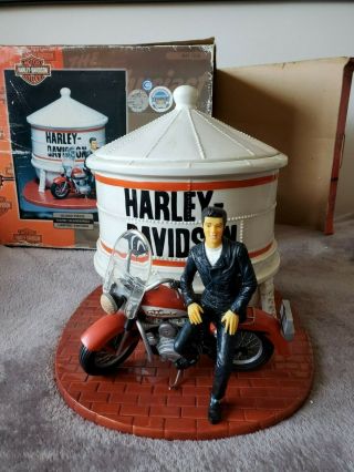 Vandor Elvis Harley Davidson Cookie Jar / Stash Box
