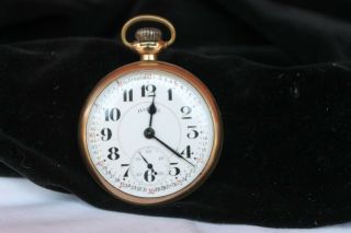 Antique Illinois Watch Co 21j Bunn Special Montgomery Dial Railroad Pocket Watch