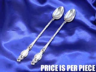Whiting Lily Sterling Silver Iced Tea Spoon - Nearly