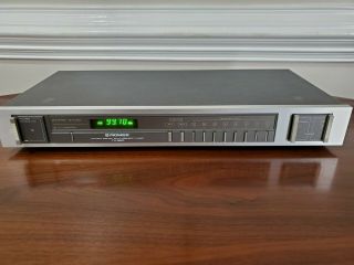 Vintage Pioneer Tx - 950 Stereo Fm/am Digital Synthesized Tuner Japan