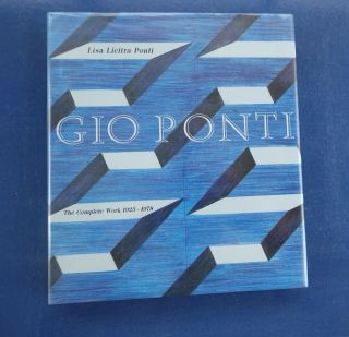 Gio Ponti - Complete Work 1923 - 1978 - 1990 Mit Press 1st Edition & 1st Printing